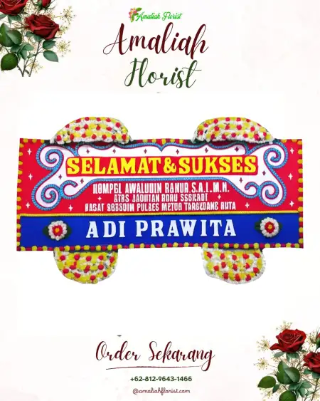 Papan Bunga Ucapan Selamat Cekok