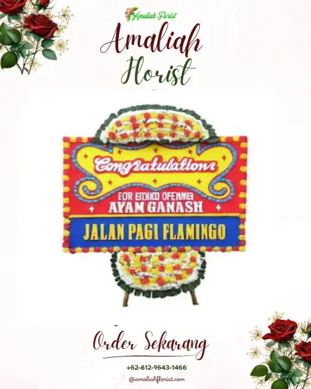 Sewa Papan Bunga Cekok